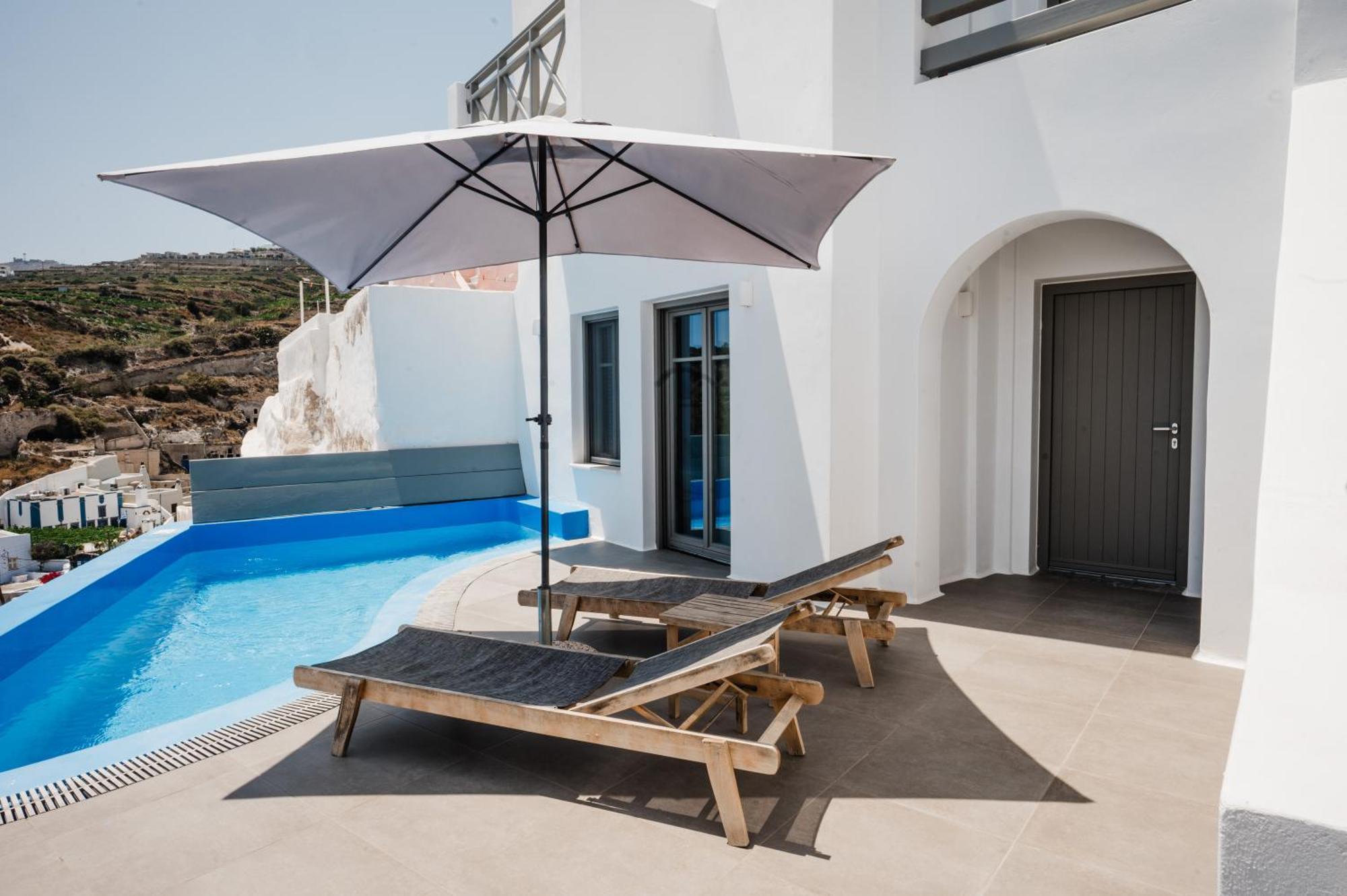 Amphitrite Suites Santorini Vóthon Zimmer foto